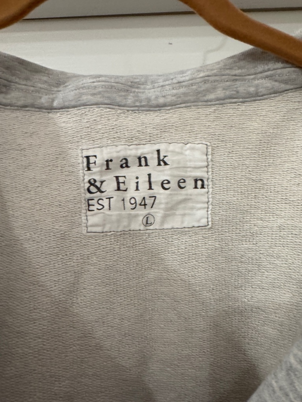 Frank & Eileen Belfast Light Gray Double-Breasted Utility Jacket - Picture 2 of 6